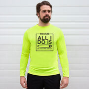 Wrestling Long Sleeve Performance Tee - All I Do Is Pin