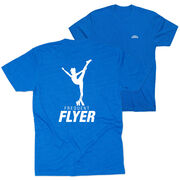 Cheerleading Short Sleeve T-Shirt - Frequent Flyer (Back Design)