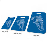 Hockey Bag/Luggage Tag - Personalized Hockey Words Male Player