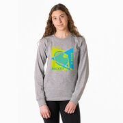 Tennis Tshirt Long Sleeve - Let's Raise A Racket