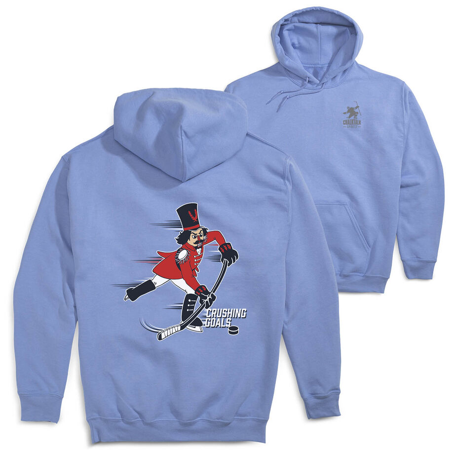 Hockey Hooded Sweatshirt - Crushing Goals (Back Design)