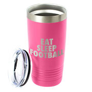 Football 20 oz. Double Insulated Tumbler - Eat Sleep Football