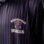 Custom Team Short Sleeve Polo Shirt - Baseball Pinstripes
