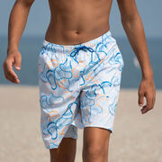 Guys Lacrosse Swim Trunks - Velocity