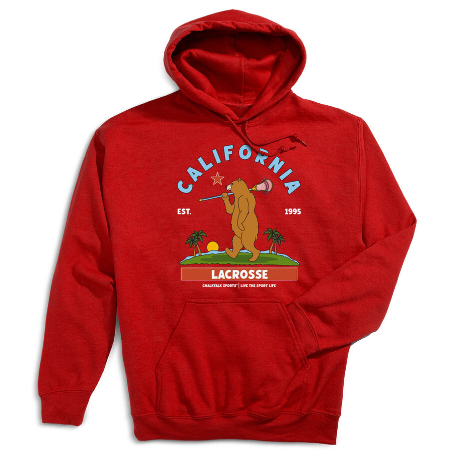 Guys Lacrosse Hooded Sweatshirt - California Lacrosse