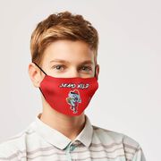Seams Wild Baseball Face Mask - Rojo Chomp