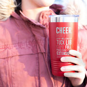 Cheerleading 20 oz. Double Insulated Tumbler - Cheer Words