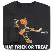 Hockey Crewneck Sweatshirt - Hat-Trick or Treat