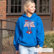 Baseball Hooded Sweatshirt - Baseball's My Favorite