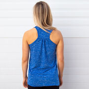 Cheerleading Flowy Racerback Tank Top - We Rise By Lifting Others