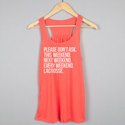 Lacrosse Flowy Racerback Tank Top - All Weekend Lacrosse