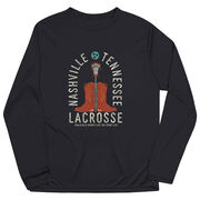 Guys Lacrosse Long Sleeve Performance Tee - Nashville Lacrosse