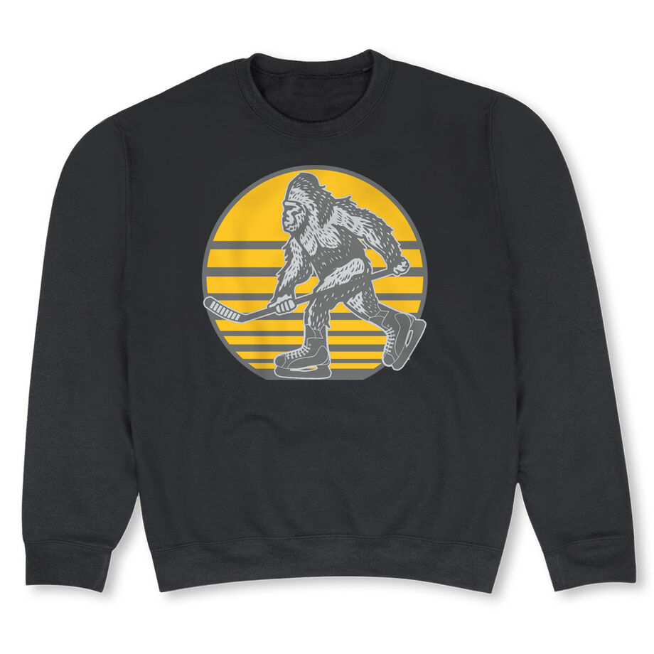 Hockey Crew Neck Sweatshirt - BigSkate - Personalization Image