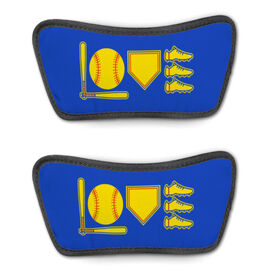 Softball Repwell&reg; Sandal Straps - Love To Play