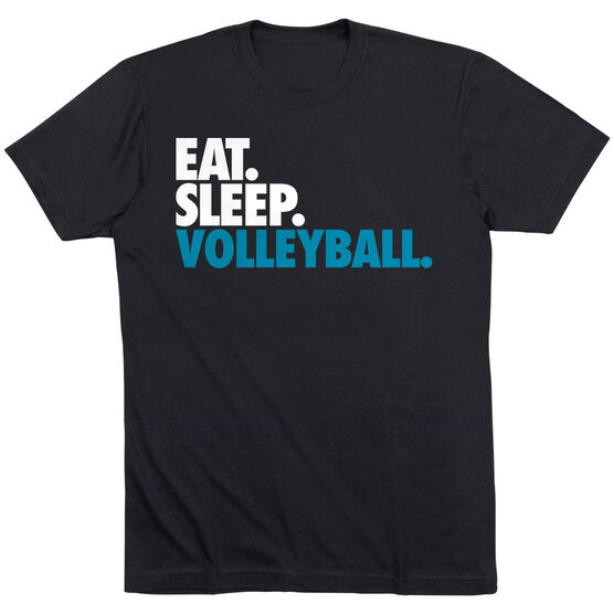 Volleyball T-Shirt Short Sleeve Eat. Sleep. Volleyball.