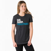 Volleyball Women's Everyday Tee - Eat. Sleep. Volleyball.