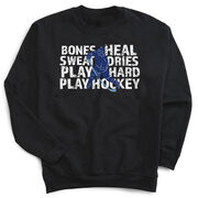 Hockey Crewneck Sweatshirt - Bones Heal Hockey