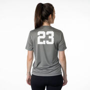 Hockey Short Sleeve Performance Tee - The Cold Never Bothered Me Anyway #HockeyMom