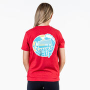 Volleyball Short Sleeve T-Shirt - Serve's Up (Back Design)