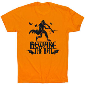 Baseball T-Shirt Short Sleeve - Beware The Bat