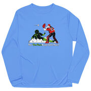 Baseball Long Sleeve Performance Tee - How The Pinch Stole Home