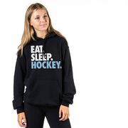 Hockey Hooded Sweatshirt - Eat. Sleep. Hockey.