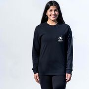Hockey Tshirt Long Sleeve - Eat. Sleep. Hockey (Back Design)