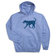 Hockey Hooded Sweatshirt - Rocky The Hockey Dog