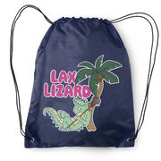 Guys Lacrosse Drawstring Backpack - Lax Lizard
