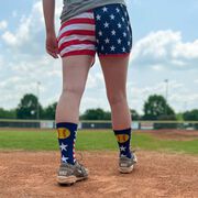 Softball Woven Mid-Calf Socks - USA