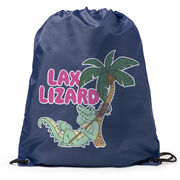 Guys Lacrosse Drawstring Backpack - Lax Lizard