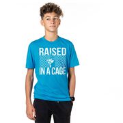 Baseball Tshirt Short Sleeve Raised in a Cage Baseball