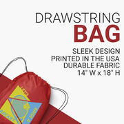 Tennis Drawstring Backpack - Let's Raise A Racket
