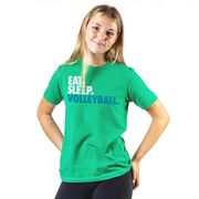 Volleyball T-Shirt Short Sleeve Eat. Sleep. Volleyball.