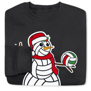 Volleyball Crewneck Sweatshirt - Serving Holiday Cheer