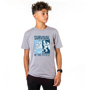 Hockey Short Sleeve T-Shirt - Survival of the Fittest