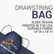 Hockey Drawstring Backpack - Hat-Trick or Treat