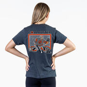 Hockey Short Sleeve T-Shirt - Goal Buster (Back Design)