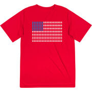 Baseball Short Sleeve Performance Tee - Patriotic Baseball