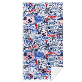 Hockey Premium Beach Towel - Hockey Life