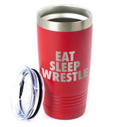 Wrestling 20 oz. Double Insulated Tumbler - Eat Sleep Wrestle