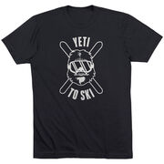 Skiing T-Shirt Short Sleeve - Yeti To Ski