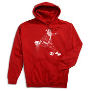 Soccer Hooded Sweatshirt - Santa Player