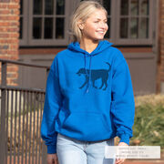 Hockey Hooded Sweatshirt - Rocky The Hockey Dog