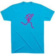 Lacrosse T-Shirt Short Sleeve Neon Lax Girl