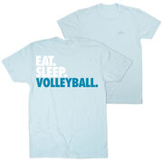 Volleyball Short Sleeve T-Shirt - Eat. Sleep. Volleyball. (Back Design)