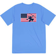 Hockey Short Sleeve Performance Tee - Patriotic Hockey