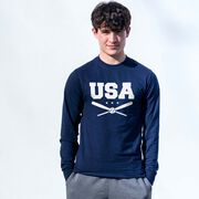 Baseball Tshirt Long Sleeve - USA Baseball