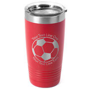 Soccer 20 oz. Double Insulated Tumbler - Ball Icon