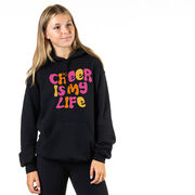 Cheerleading Hooded Sweatshirt - Cheer Is My Life